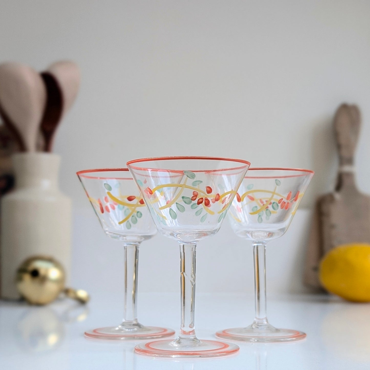 Delicate After-dinner Drink Glasses