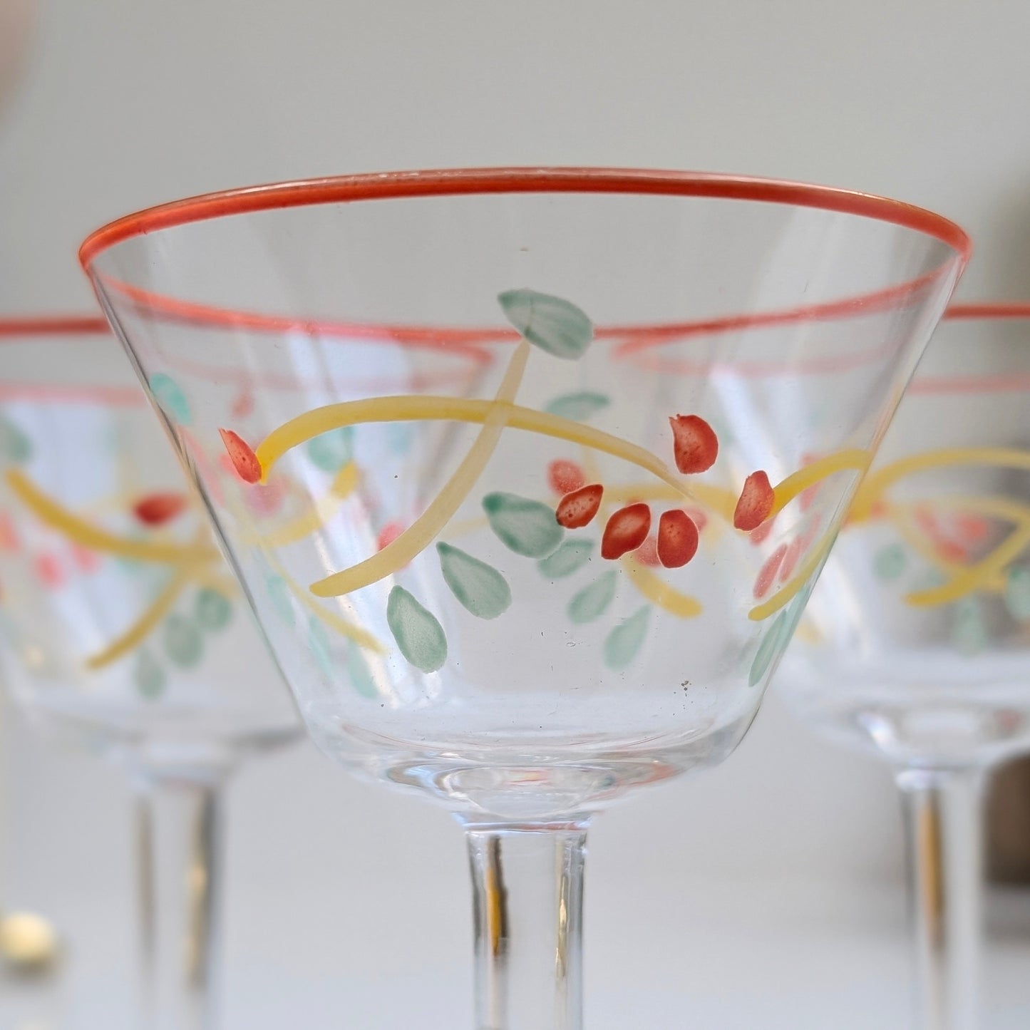 Delicate After-dinner Drink Glasses