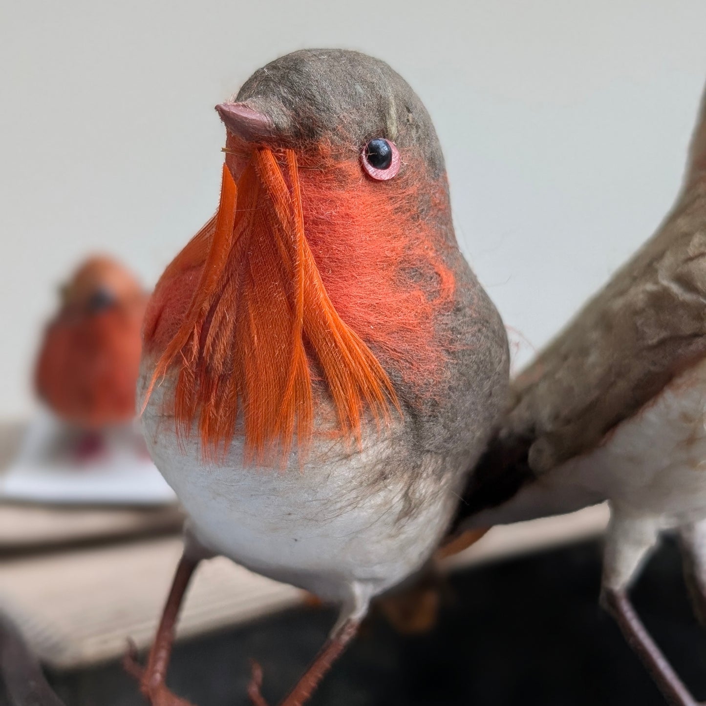 Four Robin Tree or Wreath Decorations