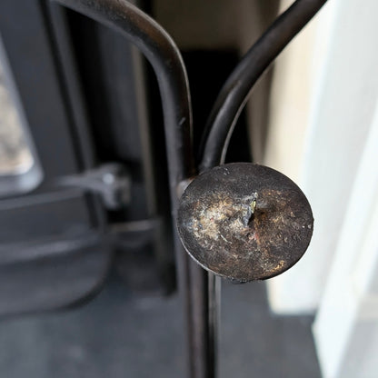 Large Wrought Iron Candle Holders (Pair)