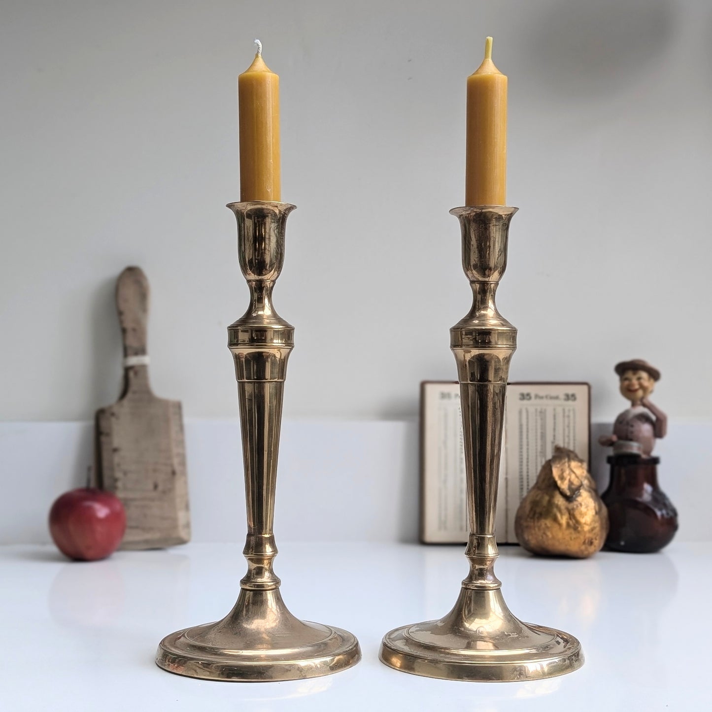 Brass Candlesticks (Pair)