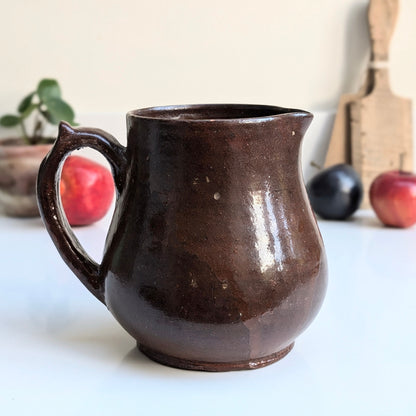 Glossy Brown Jug