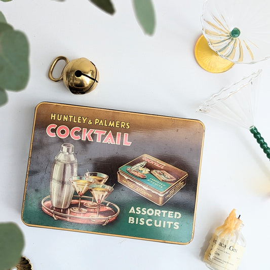 Huntley and Palmers Cocktail Biscuit Tin - RESERVED