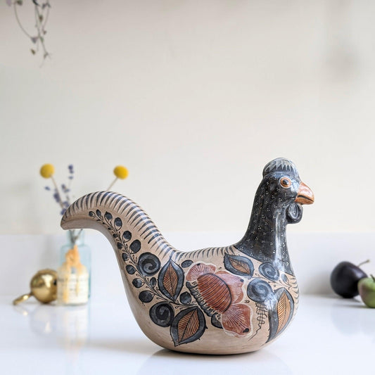 Ceramic Tonala Solis Mexico Bird Ornament