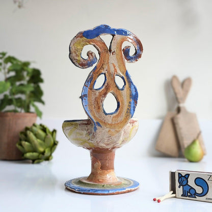 Quirky Ceramic Peacock