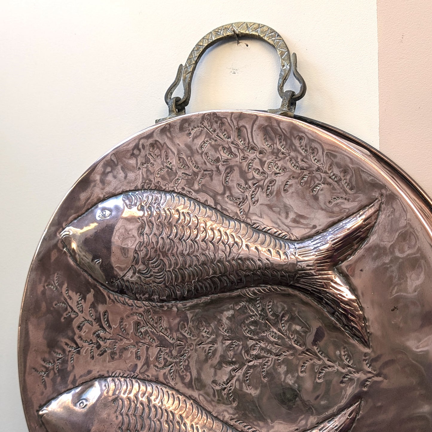 Vintage Copper Fish Pan