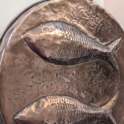 Vintage Copper Fish Pan