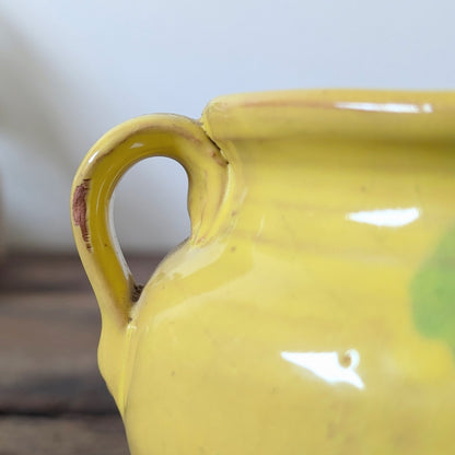 Small Yellow Urn Vase