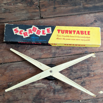 Vintage Scrabble Turntable