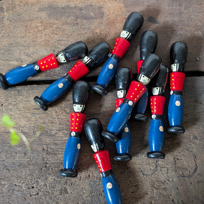 Vintage Wooden Soldier Skittles Set (Large)