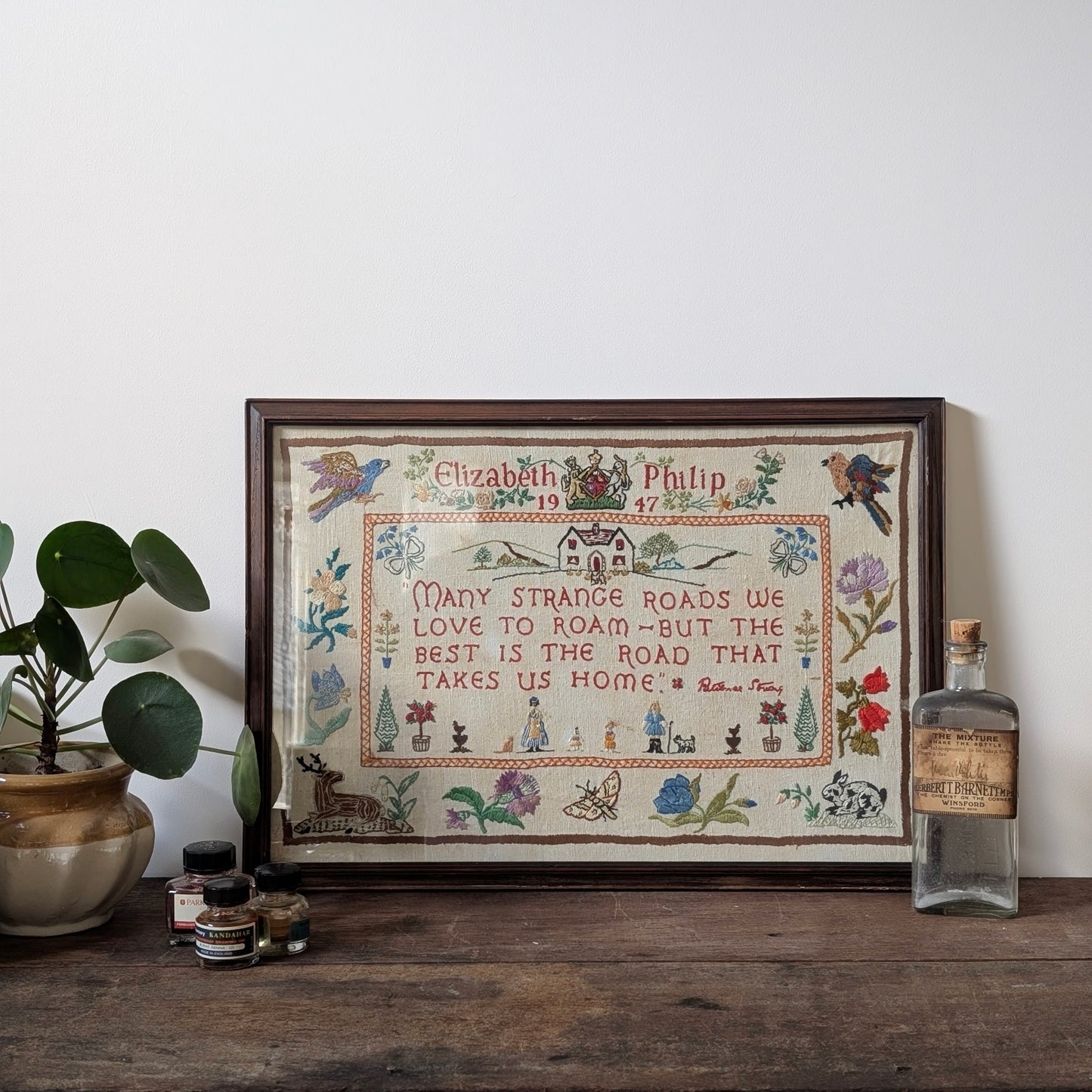 Patience Strong Embroidery Sampler