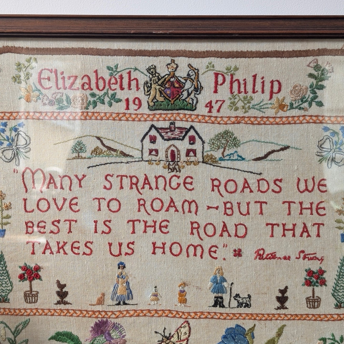 Patience Strong Embroidery Sampler