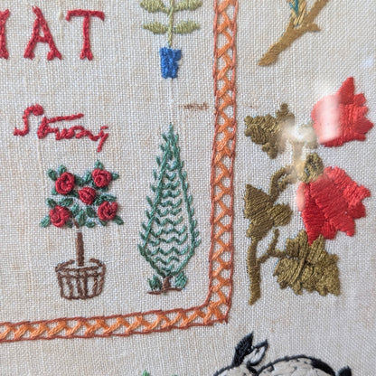 Patience Strong Embroidery Sampler