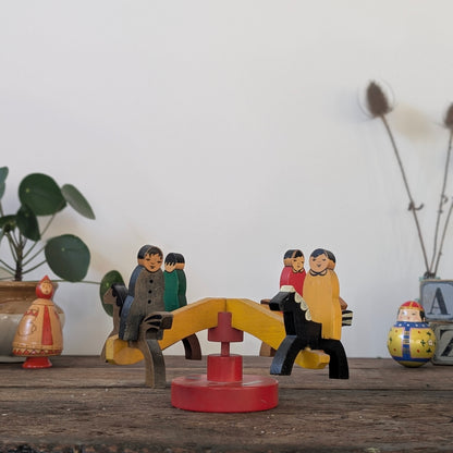 Albisbrunn Spielwaren Wooden Carousel Toy