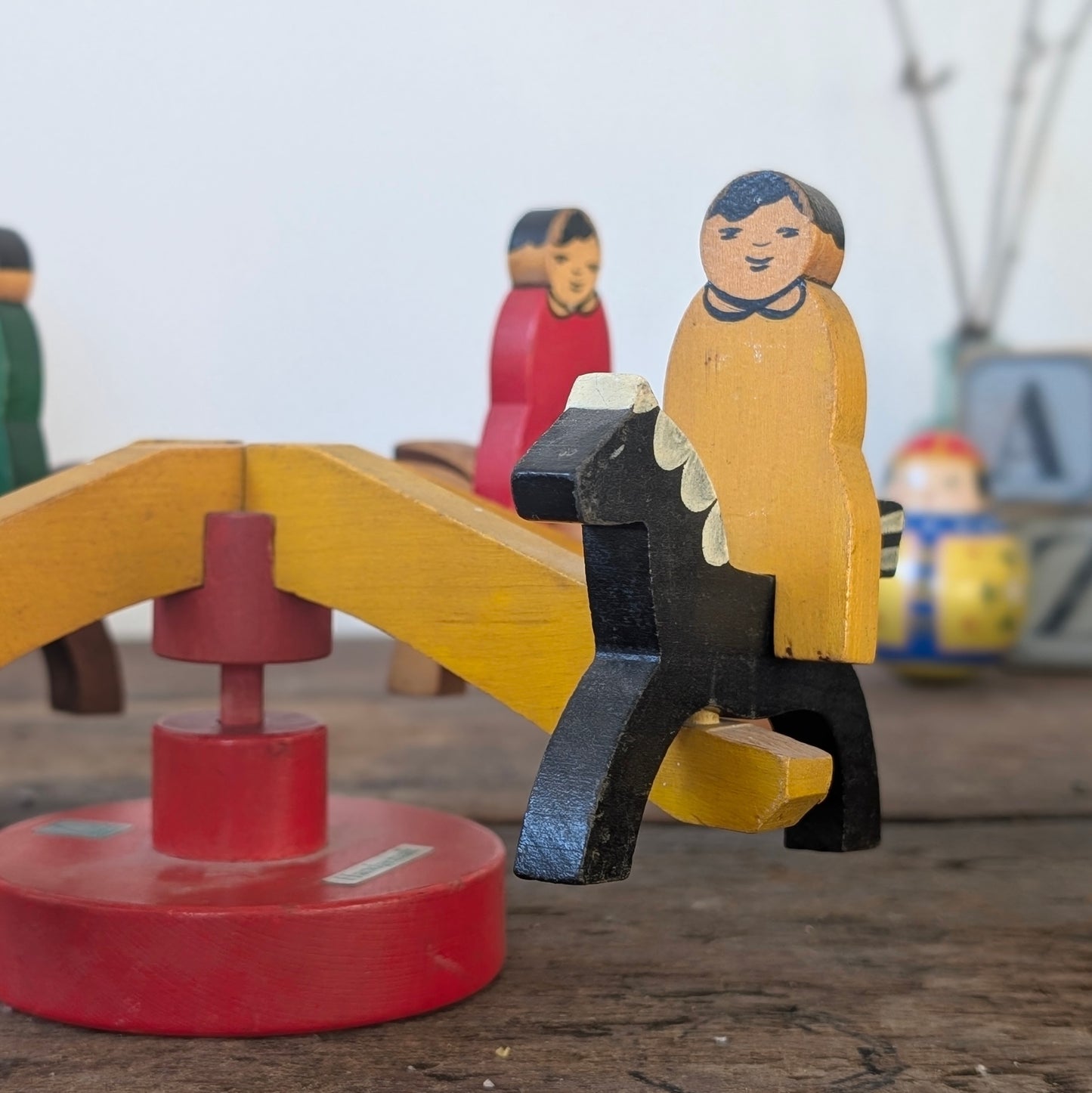 Albisbrunn Spielwaren Wooden Carousel Toy