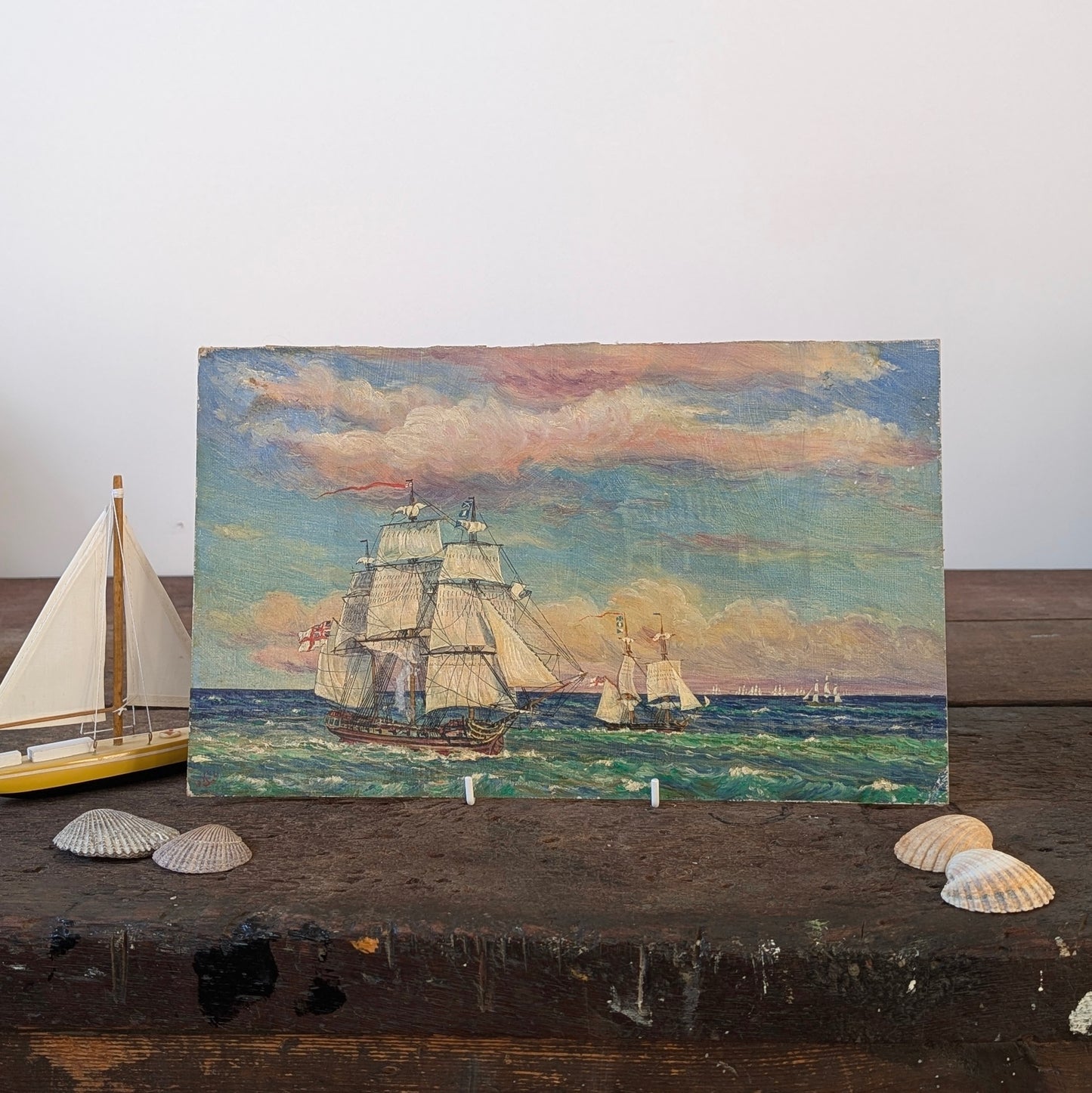 Ship Painting on Board