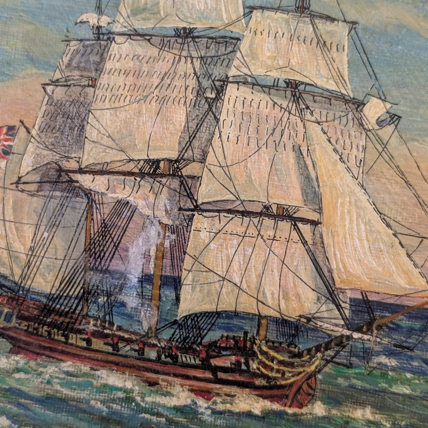 Ship Painting on Board