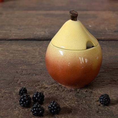 Carlton Ware Pear Shaped Preserve Pot