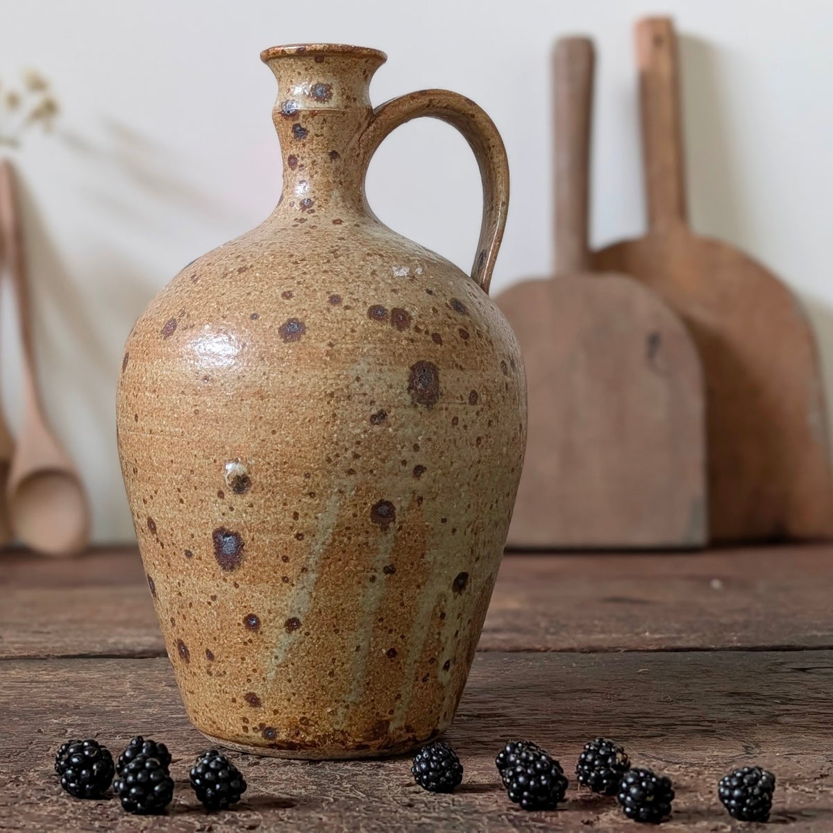 Speckled Studio Pottery Bottle Jug