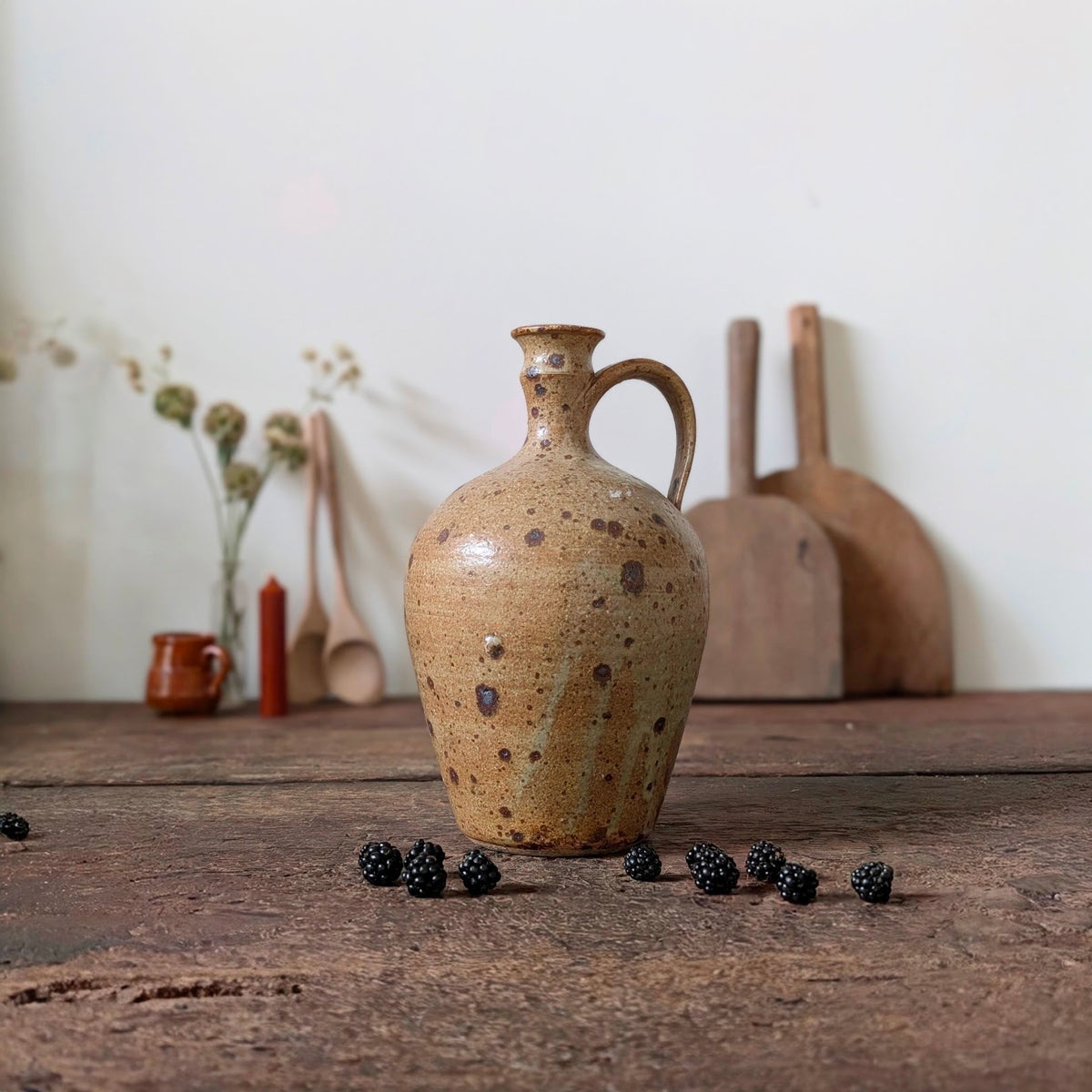 Speckled Studio Pottery Bottle Jug