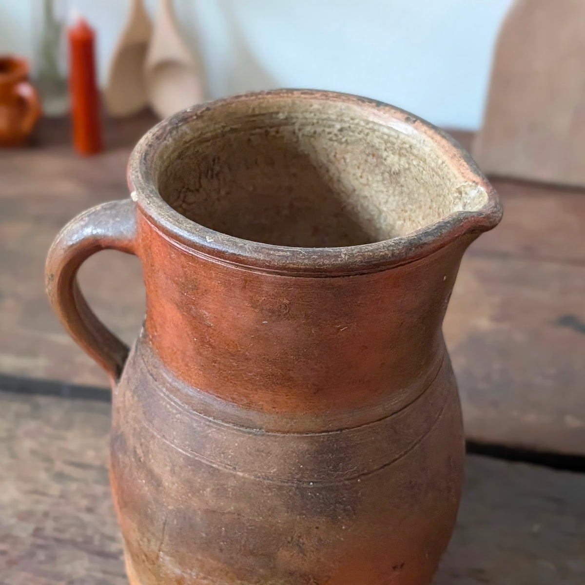 Rustic French Earthenware Jug