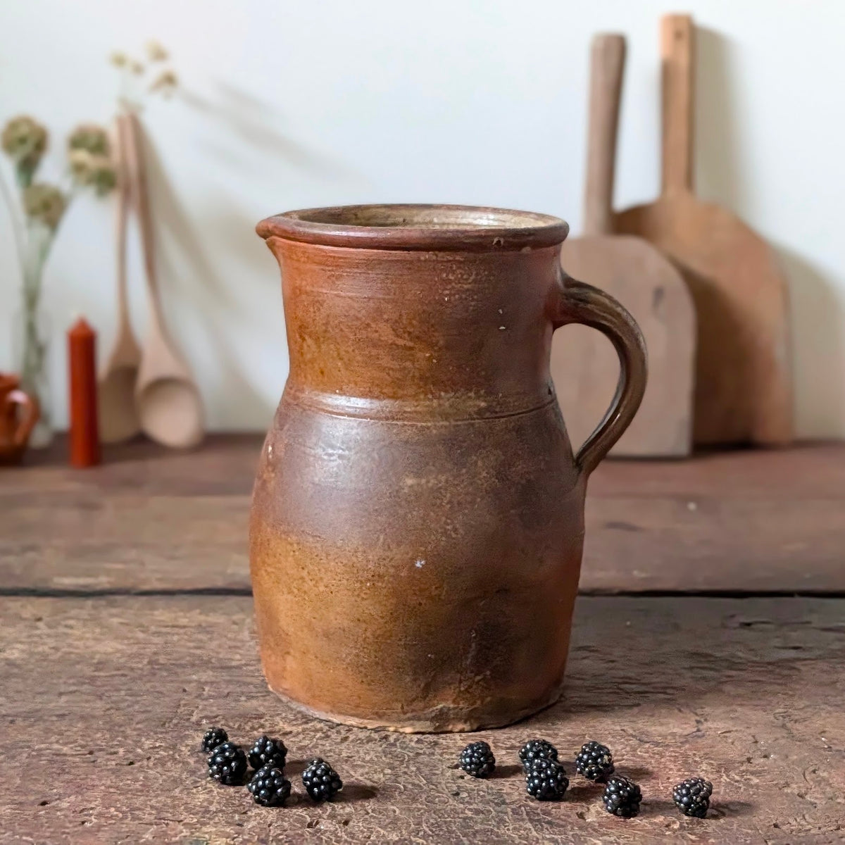 Rustic French Earthenware Jug