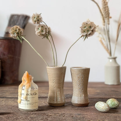 Pair of Winchcombe Pottery Stoneware Bud Vases
