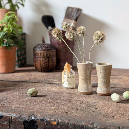Pair of Winchcombe Pottery Stoneware Bud Vases