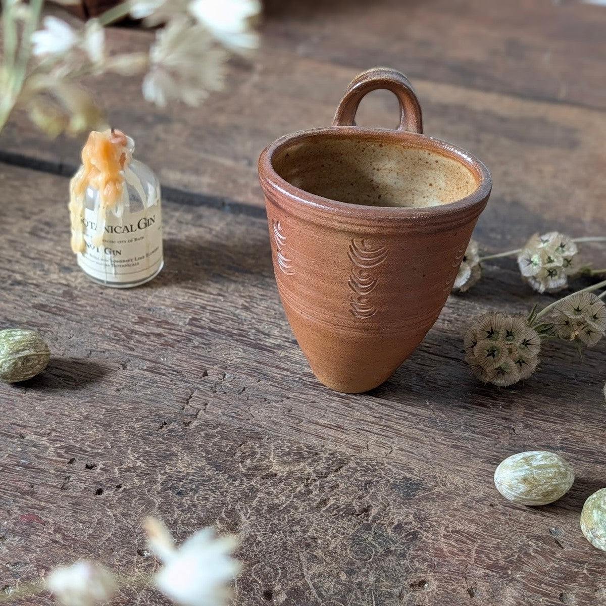 Winchcombe Pottery Terracotta Wall Pocket Vase