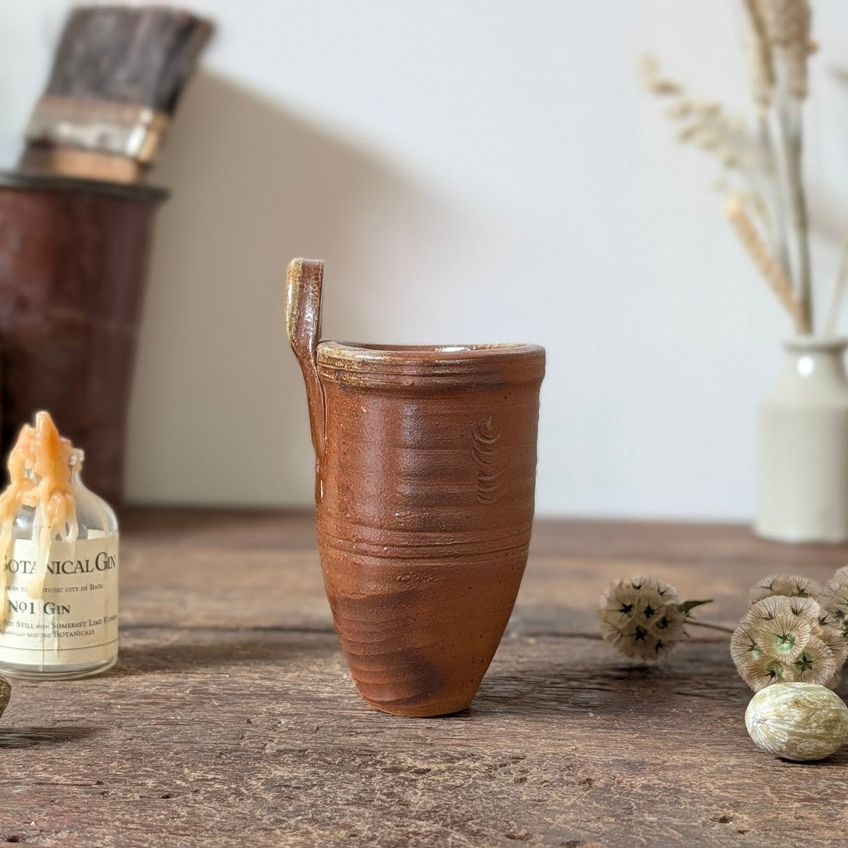 Winchcombe Pottery Terracotta Wall Pocket Vase