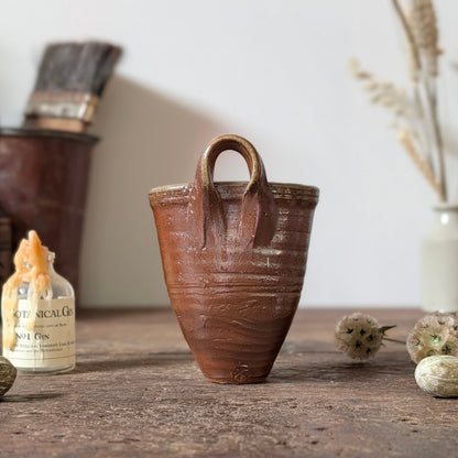 Winchcombe Pottery Terracotta Wall Pocket Vase