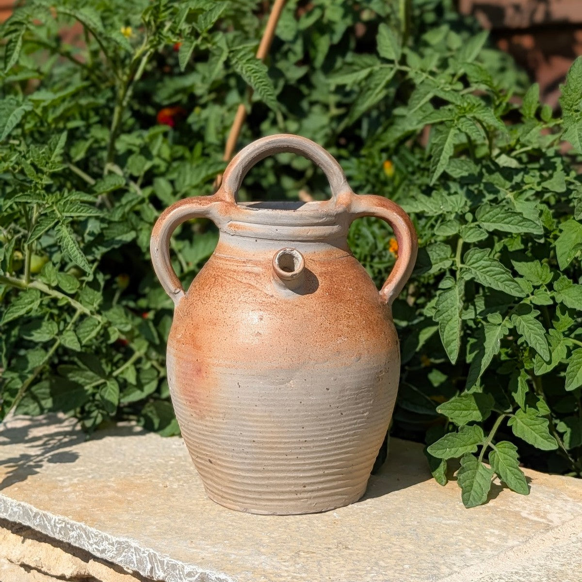 Large French Ceramic Gargoulette