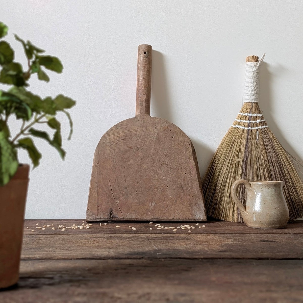 French Wooden Butter/Laundry Paddle A