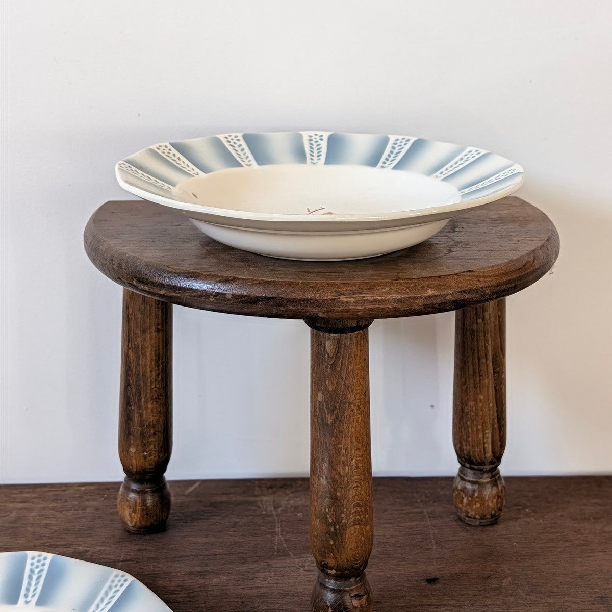 Set of Six Sarreguemines 'Claude' Floral Dish Plates