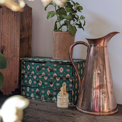 Tall Vintage Copper Water Jug