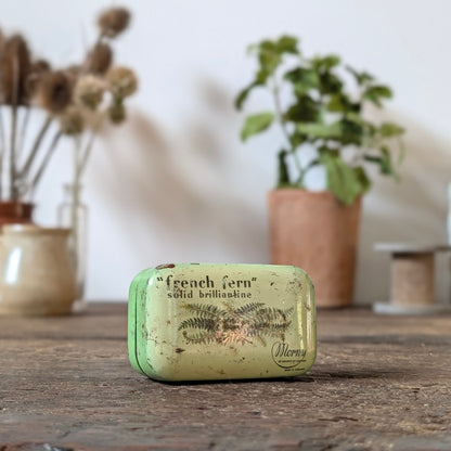 Vintage Moray's “French Fern” Solid Brilliantine Tin