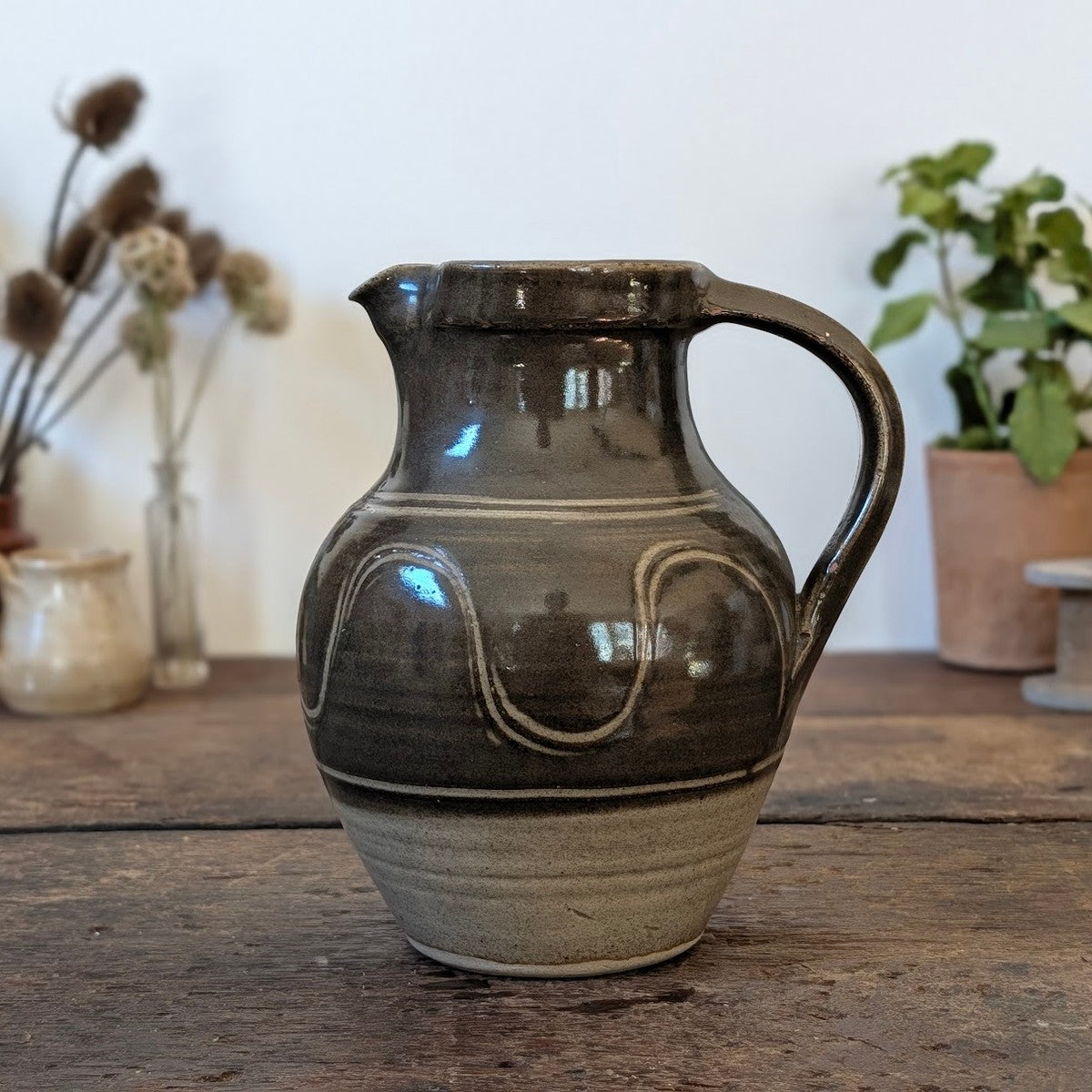Winchcombe Pottery Dark Glazed Jug