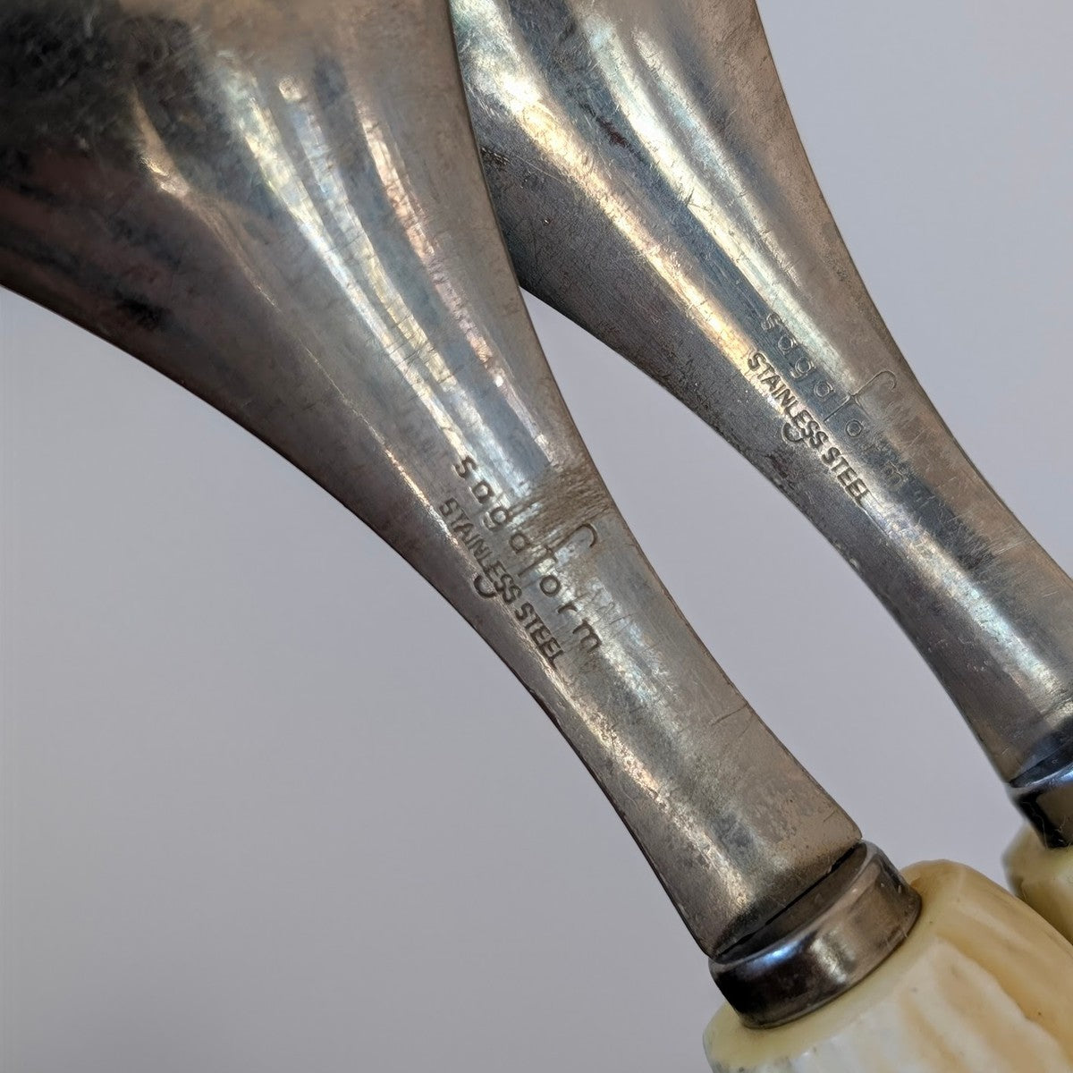Sagaform Salad Servers with Vegetable Handles