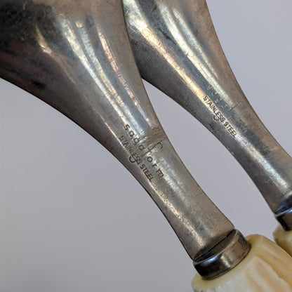 Sagaform Salad Servers with Vegetable Handles