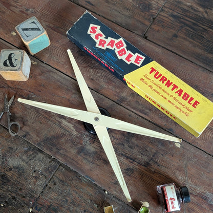 Vintage Scrabble Turntable