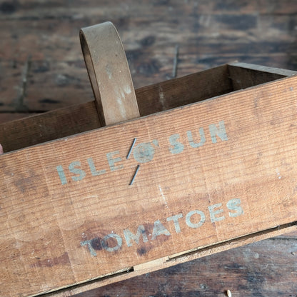 Isle of Sun Tomatoes Guernsey Wooden Trug