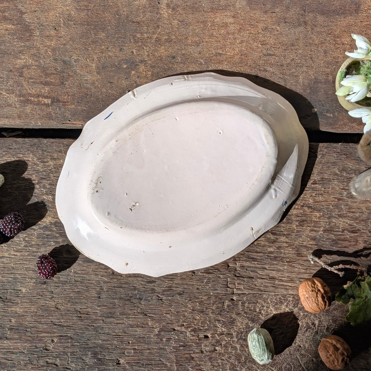 Hand-Painted French Quimper Pottery Plate