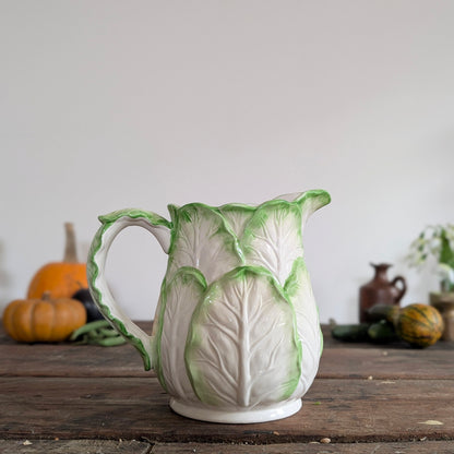 Japanese Napa Cabbage Leaf Jug + Salt & Pepper Set