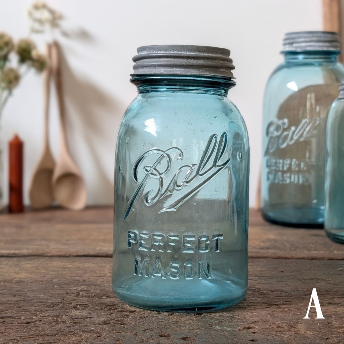 Ball Perfect Mason Jars with Zinc Lids (Sold Individually)