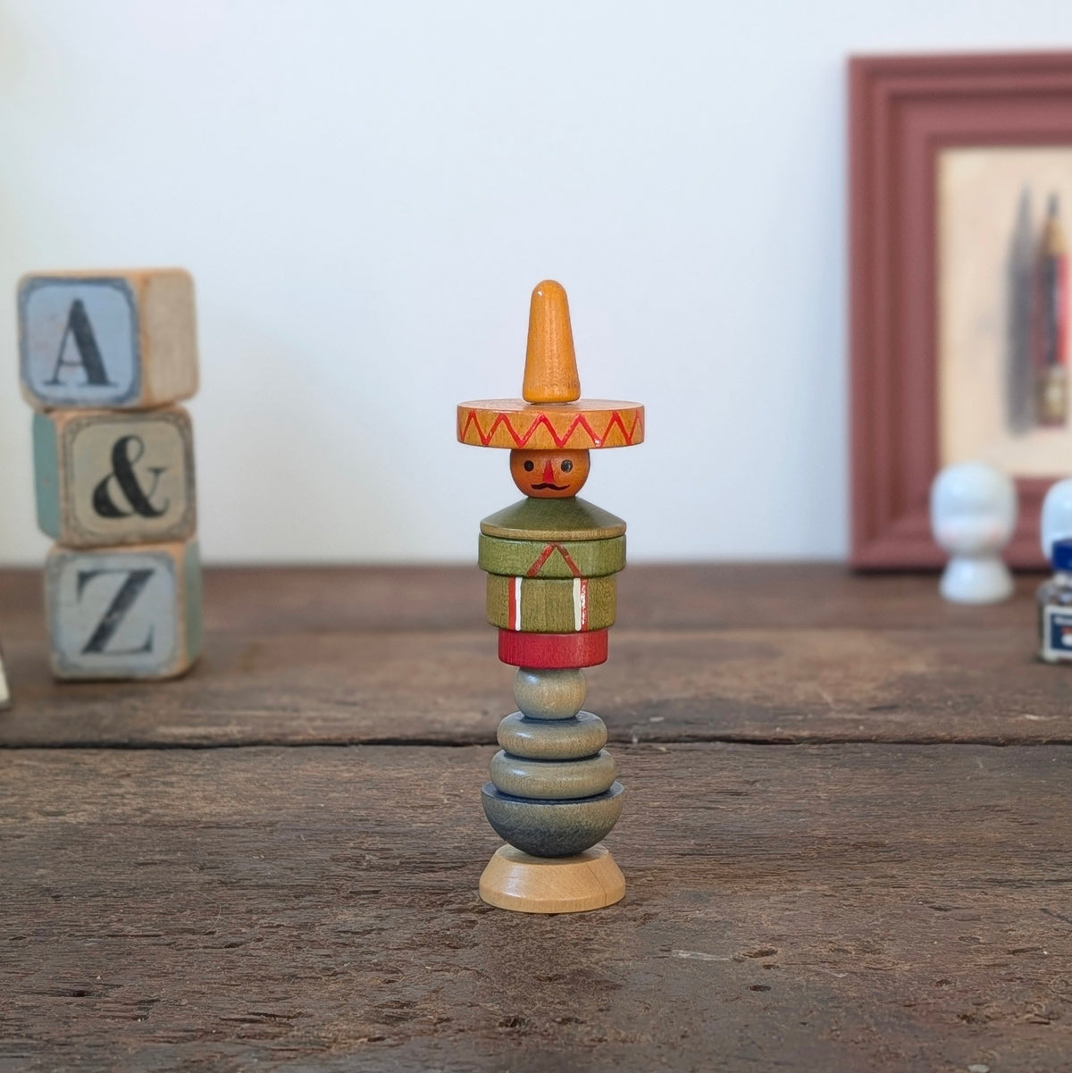 Czech Wooden Stacking Toy