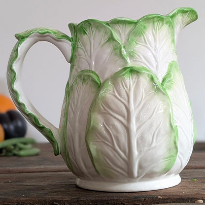 Japanese Napa Cabbage Leaf Jug + Salt & Pepper Set