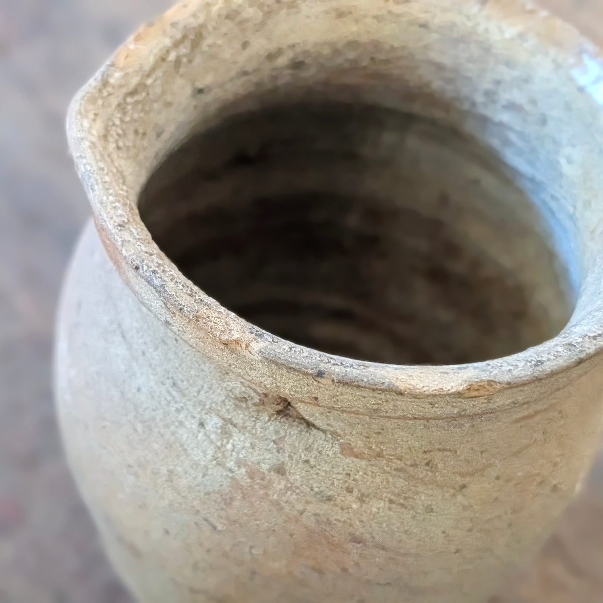 French Rustic Stoneware Pitcher