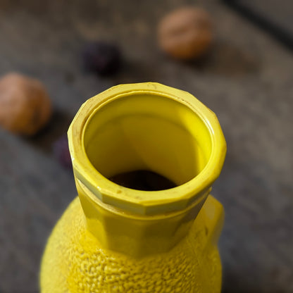 Yellow Orangina Advertising Straw Holder