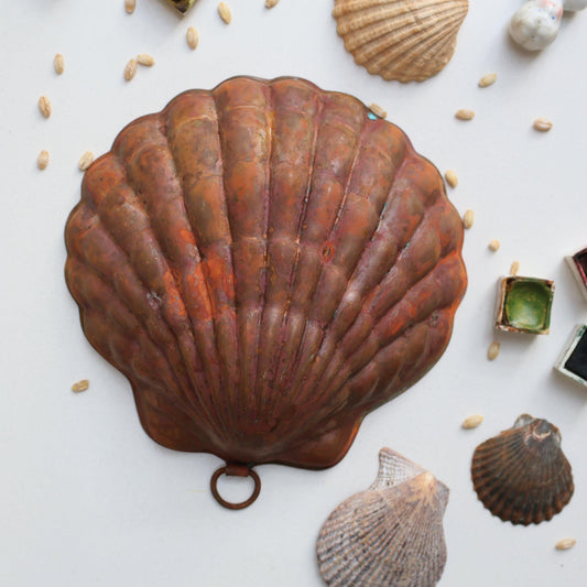 Copper Scallop Shell Moulds