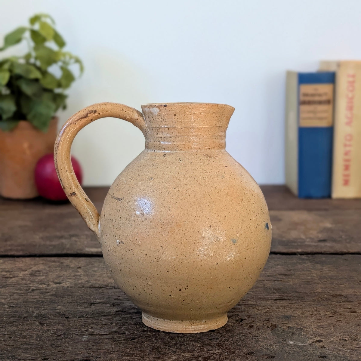 Rounded French Stoneware Jug
